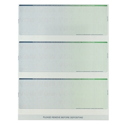 Premium 3 Business Checks per Page - Check 21 Compliant